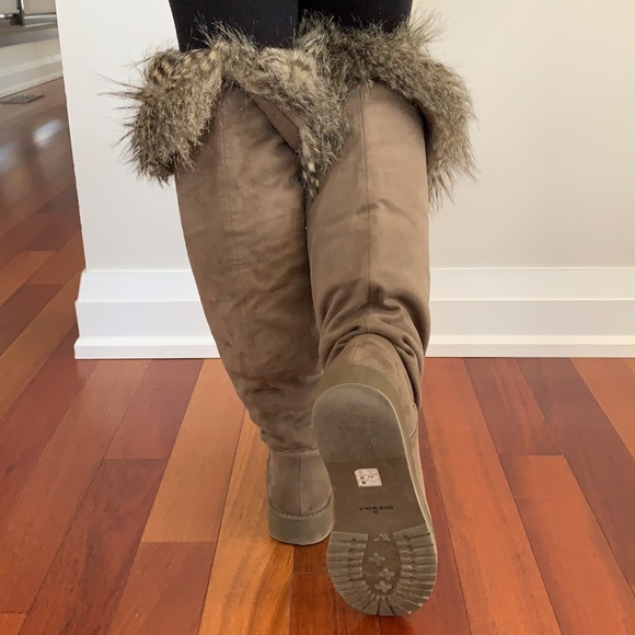 Aldo fur lined boots size 40 - Picture 6 of 12